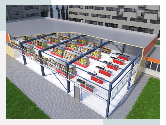 Строительство магазинов в Наро-Фоминск от 615 руб. за м²