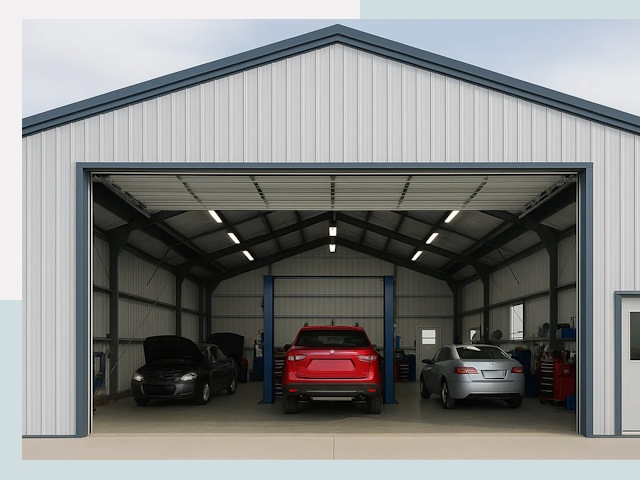 Ангары из сэндвич панелей от 615 руб. в Наро-Фоминск