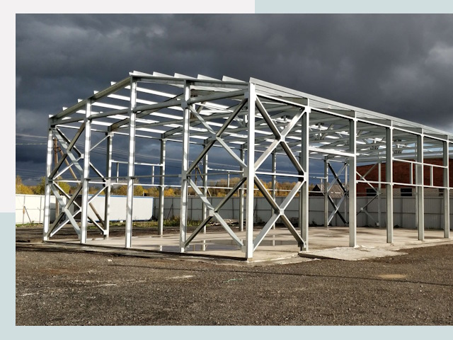 Двускатные ангары в Наро-Фоминск от 615 руб. за квадрат