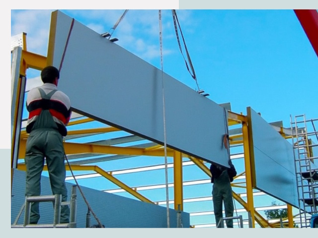 Монтаж сэндвич-панелей в Наро-Фоминске от 615 руб.